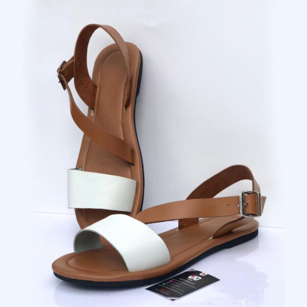 Modern two-tone aesthetic sandals for ladies