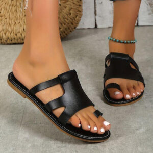 Black-ladies-slippers-2-PM Modern Cut-Out Silhouette black slipper