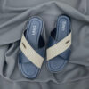 Cross leather slide for men Three colors